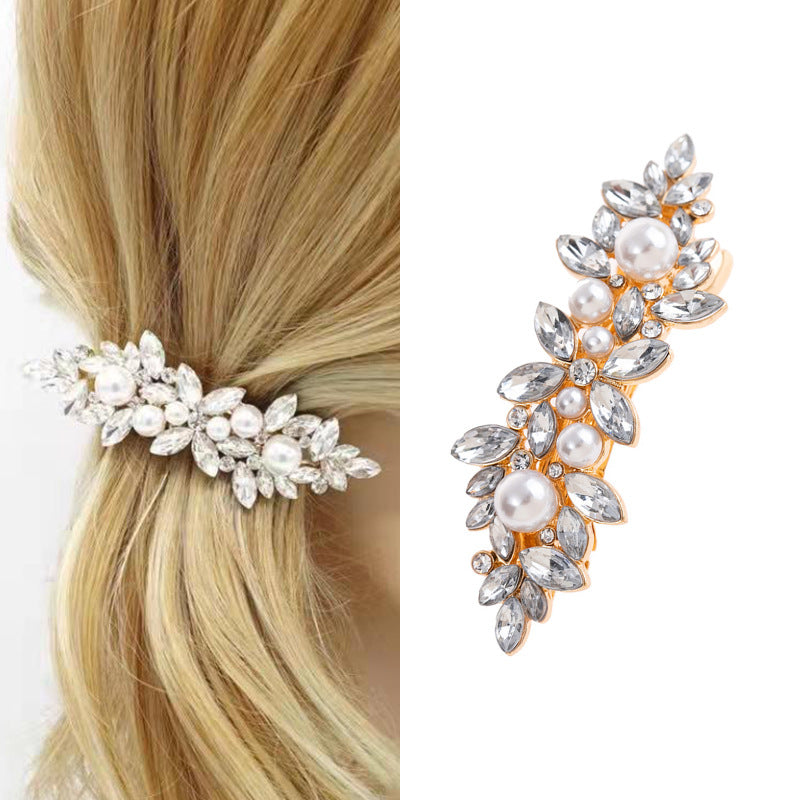 Wholesale Rhinestone Superflash Alloy Hair Clips
